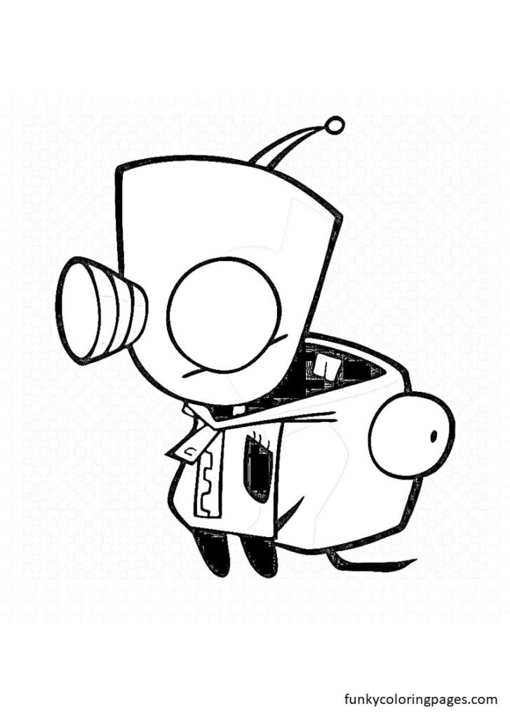 gir coloring pages