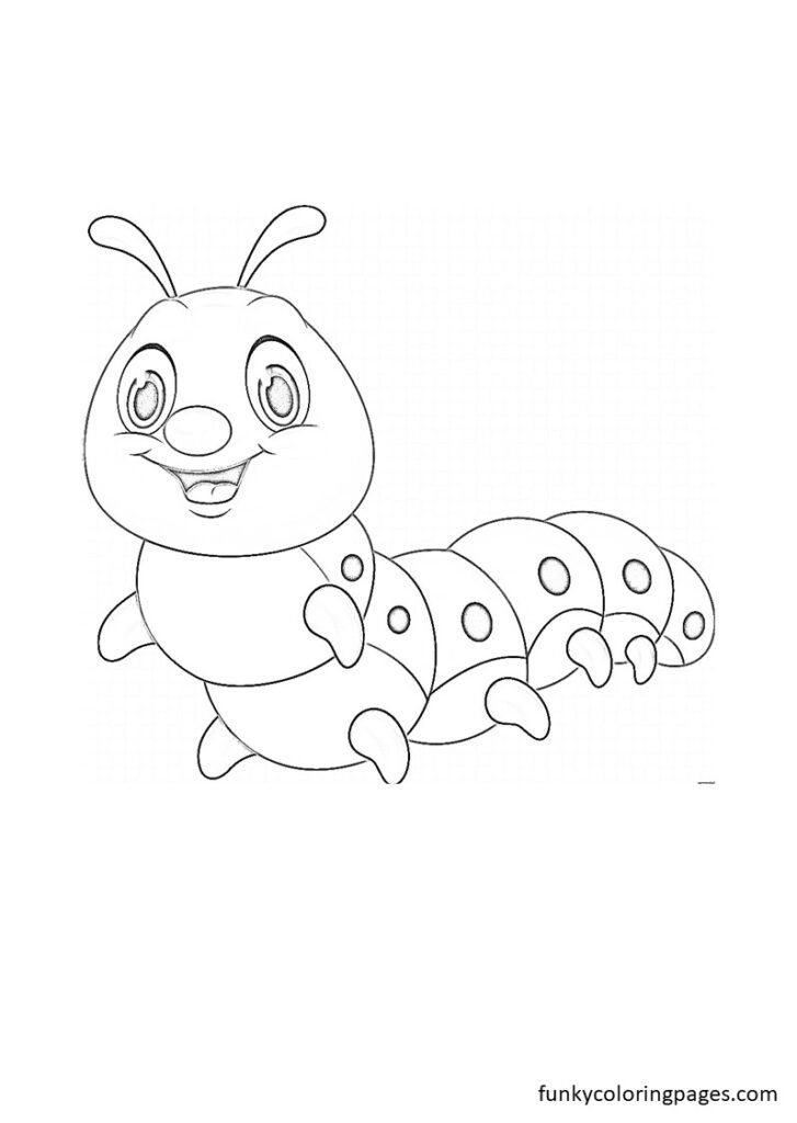 coloring pages caterpillar