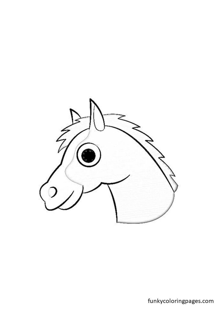 coloring pages horses