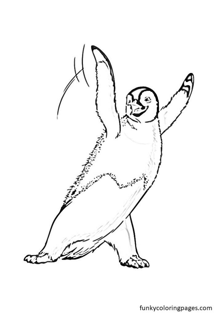 happy feet coloring pages